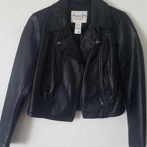 American Rag Vegan Leather Moto Jacket